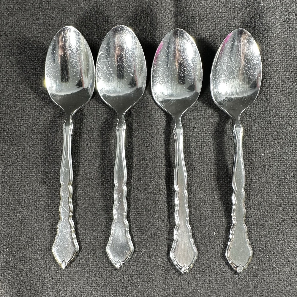 Oneida Satinique 18/8 Stainless‎ Steel Teaspoon (Set of 4)